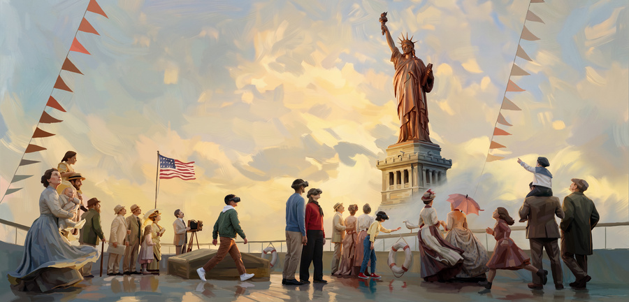 Musée d'Orsay : Une statue pour la liberté, le rêve de Bartholdi, de Paris à New York - Expérience immersive en réalité virtuelle